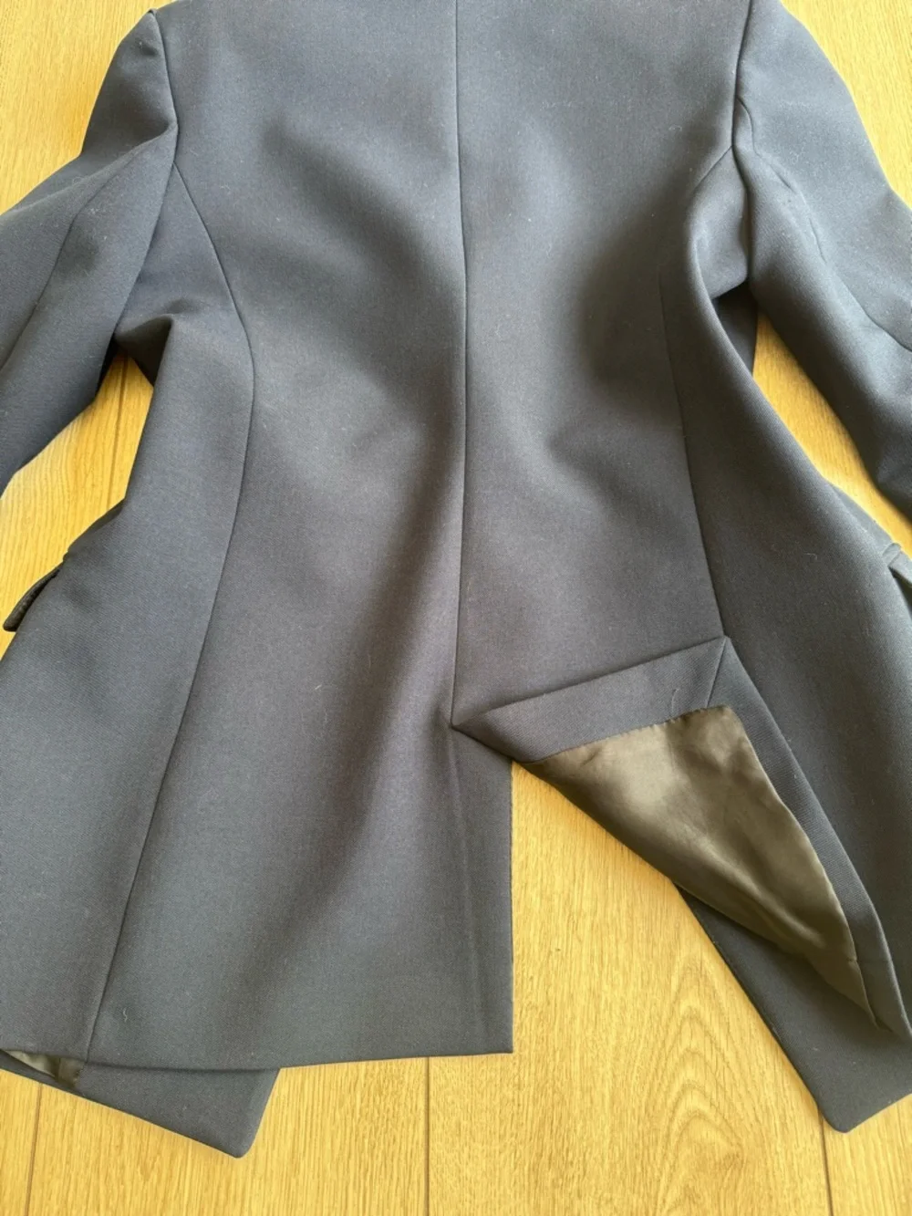 Zara Navy Double-Breasted Blazer with Gold Buttons - Picture 5 of 5